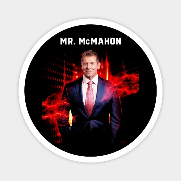 Mr.McMahon Magnet by Crystal and Diamond